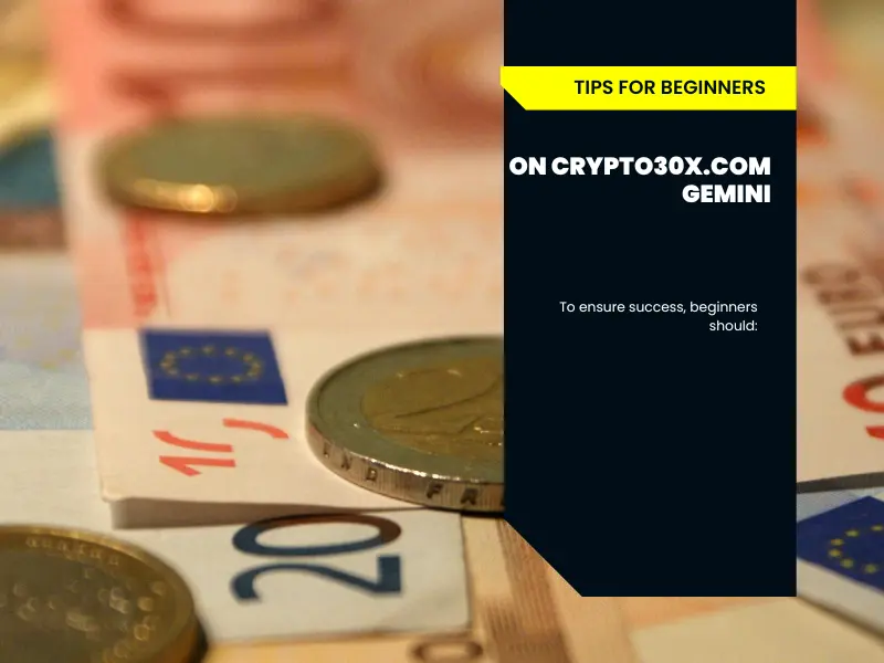 Tips for Beginners on Crypto30x.com Gemini